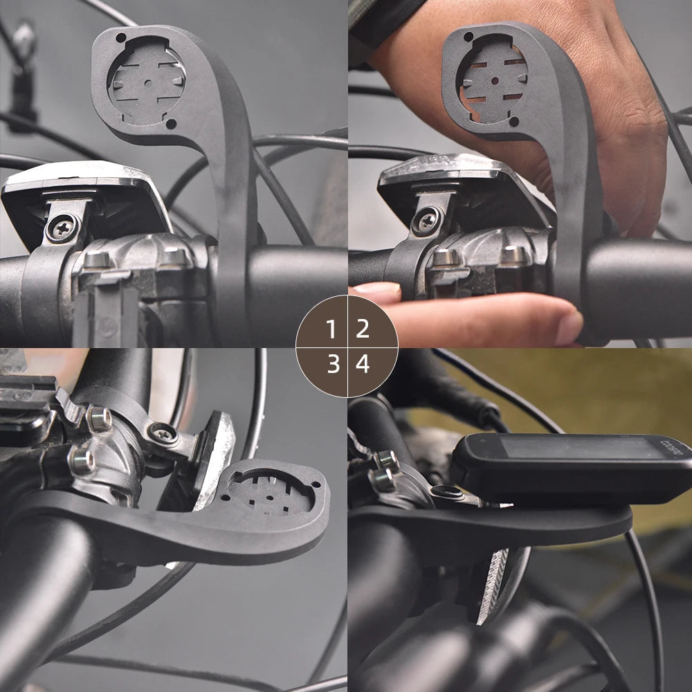 Bike Computer Mount Bracket GPS Speedometer Handlebar Holder