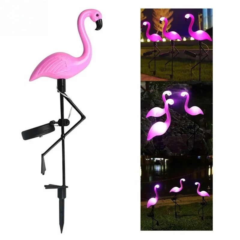 Flamingo Solar Garden Light Waterproof LED Stake Secondary image