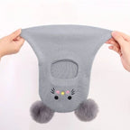 Kids Winter Balaclava Hat & Scarf Warm Hooded Beanie