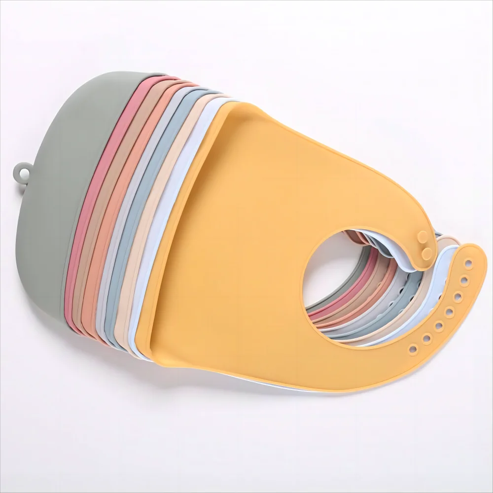 Food Grade Silicone Baby Bibs Waterproof Feeding Bib