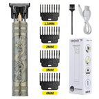 Retro T9 Hair Clipper Cordless Trimmer USB Recharge Barber Shaver Pro