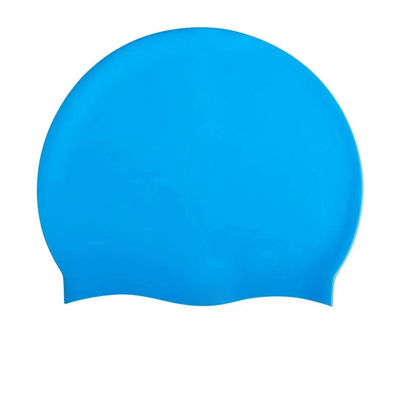 Large Silicone Swimming Cap Waterproof Ear Protection for Long Hair