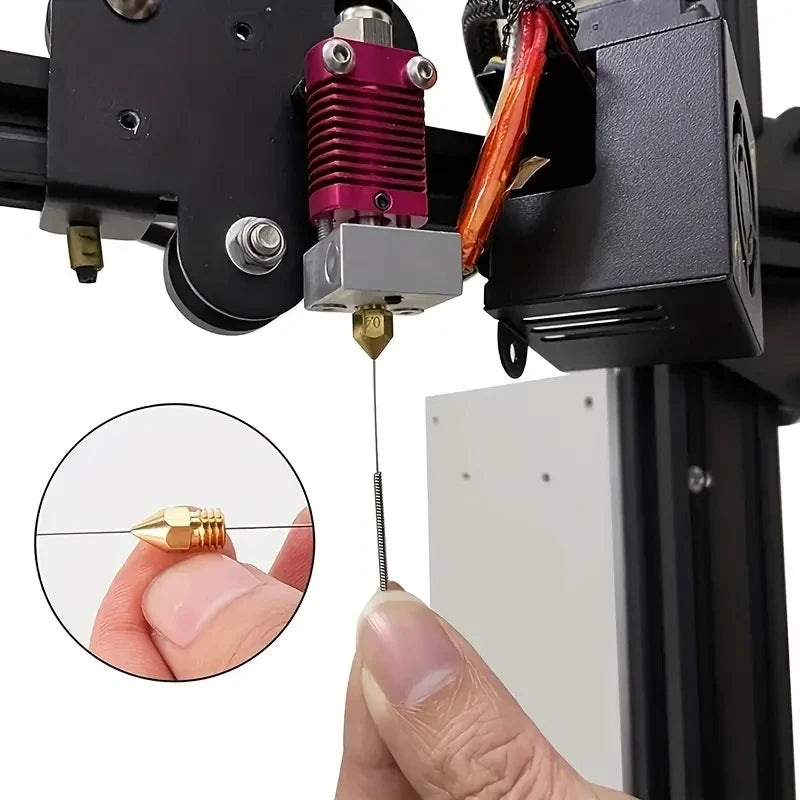 3D Printer Nozzle Cleaning Kit for Easy Unclogging & Deep Cleaning