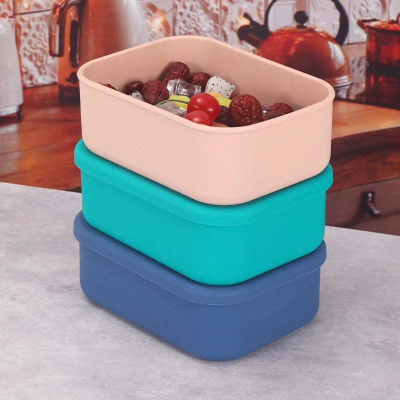 YONG HAO Silicone Bento Box BPA-Free Leakproof Microwave Lunch Container