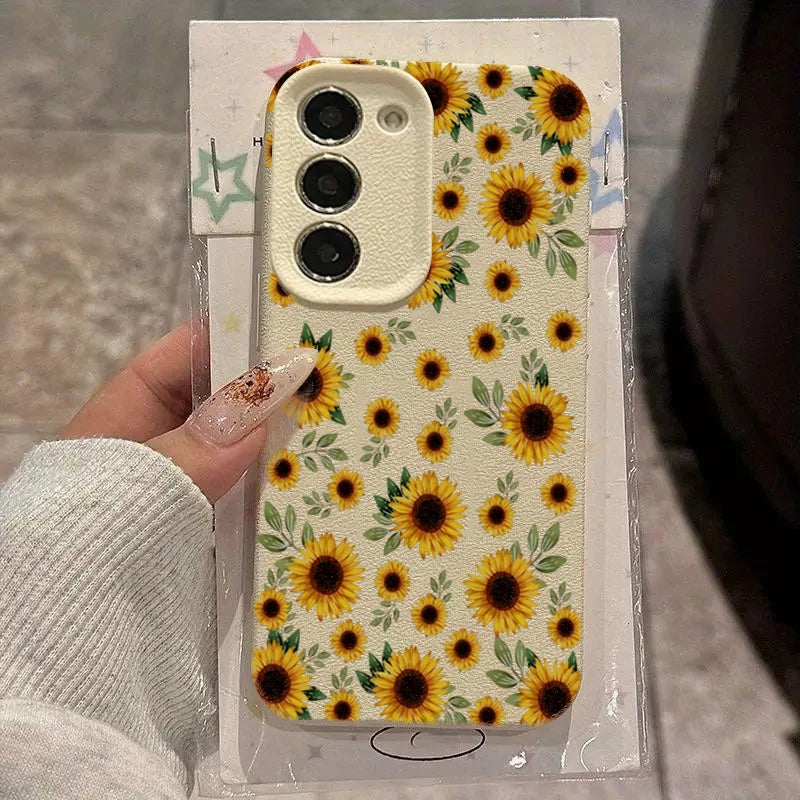 Sunflower Art Case for Samsung S20 FE S21 S22 S23 S24 S25 Ultra Cover