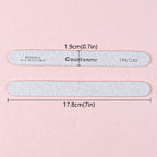 Wooden Nail File Set 100/180 Grit Manicure Pedicure Buffer