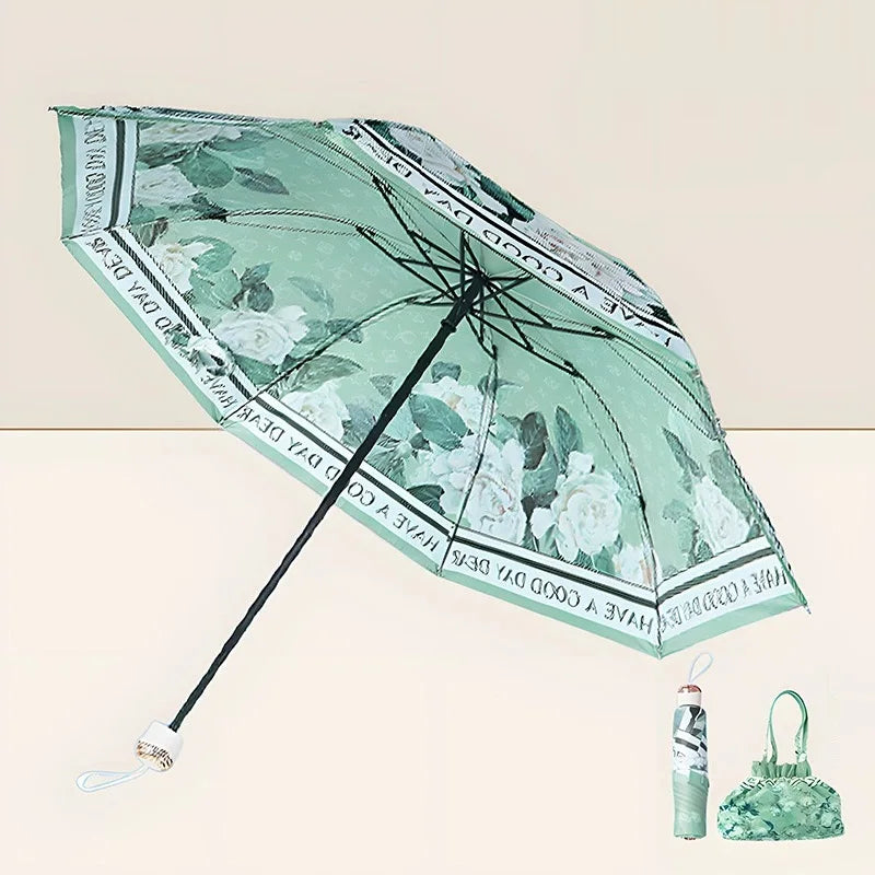 Buy UPF50+ Double Layer Folding Umbrella | UV Sun & Rain Protection