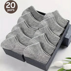 Men's Breathable Deodorant Low Cut Ankle Socks Sweat Wicking