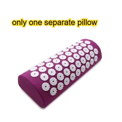 Acupressure Mat and Pillow Set Spiky Massage Mat for Back and Neck