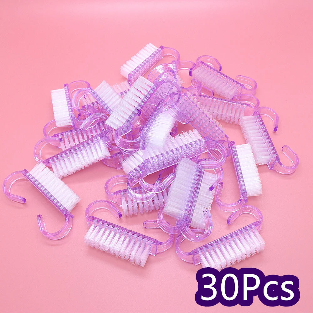 Acrylic Nail Art Brush Set Dust Removal Cleaning Manicure Tools