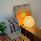 Japanese Lantern LED Table Lamp for Bedroom & Living Room