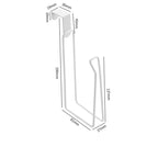 Toilet Paper Holder No Drill Bathroom Storage
