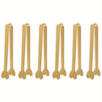 Small Gold Serving Tongs – Stainless Steel Mini Buffet & Appetizer Tongs