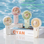 MEET SUN Mini Handheld Fan UK 3-Speed USB Rechargeable