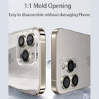 Luxury Transparent TPU iPhone Case | iPhone 11-16 Pro Max