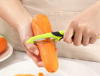 Stainless Steel Vegetable Peeler Anti Slip Handle Fruit & Potato Scraper