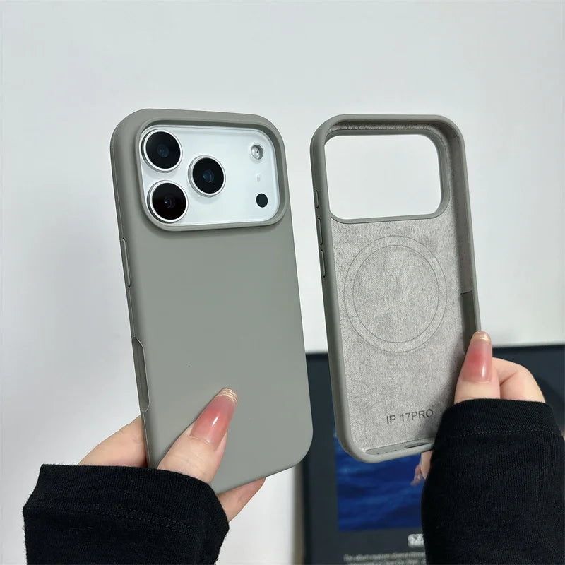 MagSafe Liquid Silicone Case for iPhone 17 16 15 14 13 Pro Max