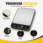 10KG Digital Kitchen Scale Stainless Steel LCD