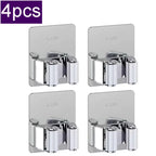 Mop Clip Holder Stainless Steel Organizer