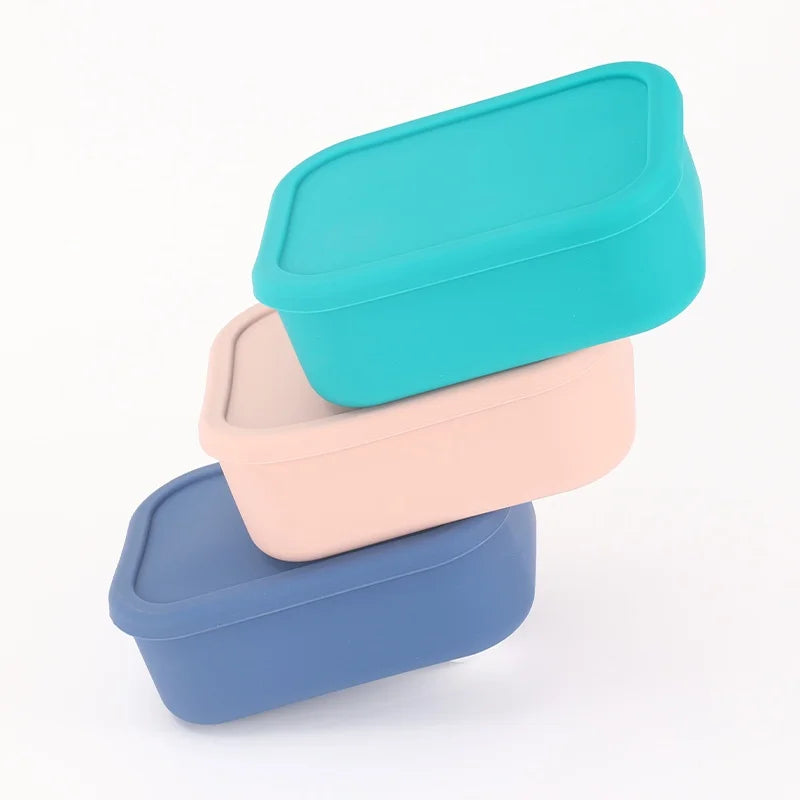 YONG HAO Silicone Bento Box BPA-Free Leakproof Microwave Lunch Container