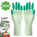 Waterproof Latex Cleaning Gloves Oil Resistant