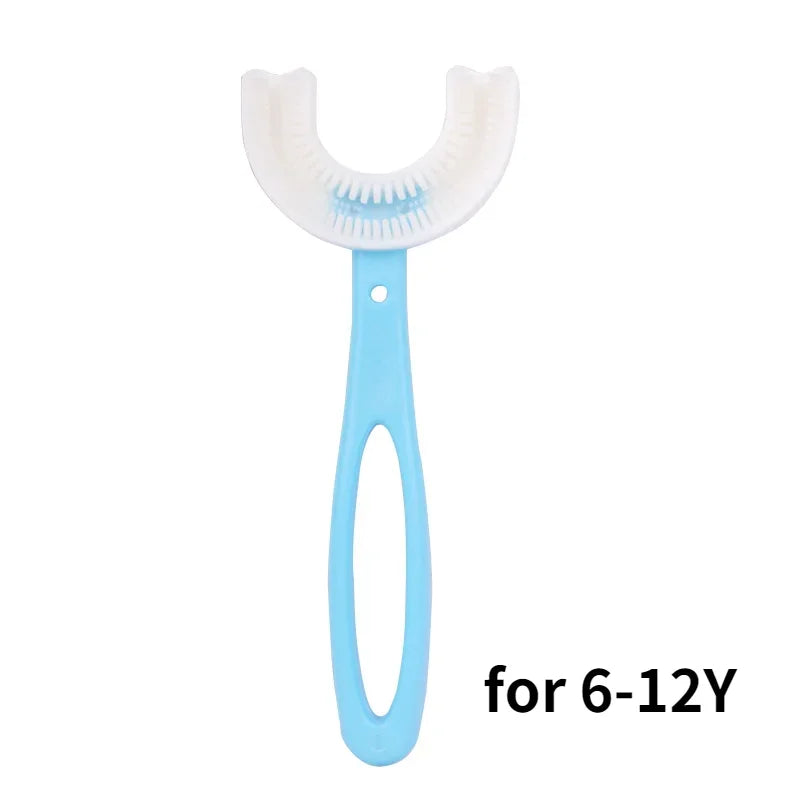 Baby 360° U Shape Toothbrush Soft Silicone Kids Teeth Brush
