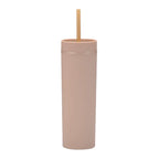 Double Wall Skinny Tumbler 473ml/480ml Cup with Straw & Lid