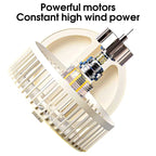 USB Plug-In Mini Fan UK Foldable Portable Cooling Desk Fan