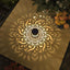 Solar Flower Fence Light Waterproof Metal Garden Wall Lantern