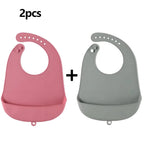 Food Grade Silicone Baby Bibs Waterproof Feeding Bib
