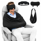 Airplane Sleeping Pillow – 3-in-1 Memory Foam Travel Support