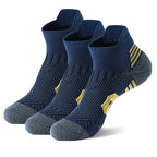 Fitness Sport Socks Non-Slip Cushioned Quick Dry Running Socks 3 Pairs