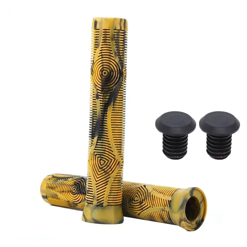 160mm MTB Handlebar Grips Extended Anti-Slip Shockproof Rubber