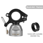 ESLNF Bike Bell Copper MTB Road Bike Bell with Cowbell Mode