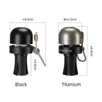 ROCKBROS Handlebar Plug Bicycle Bell 80dB Bike Horn