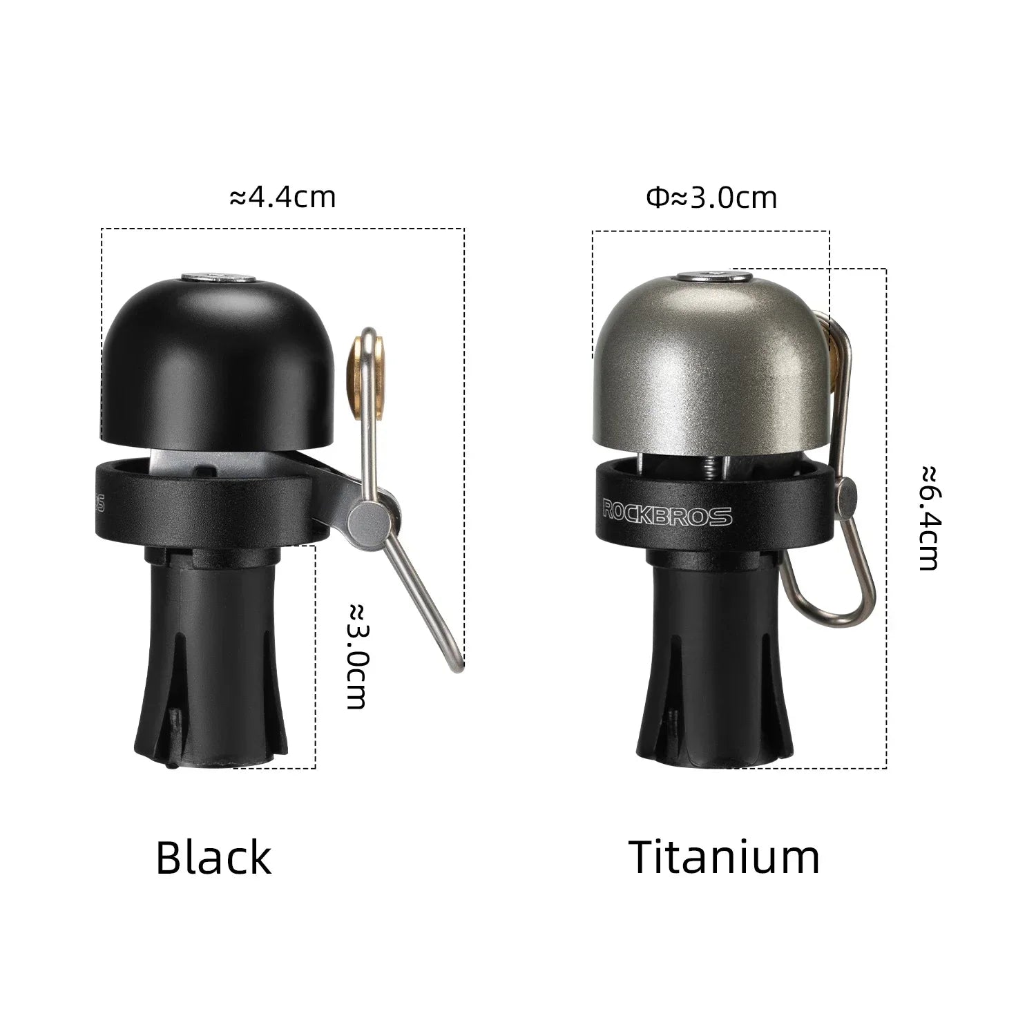 ROCKBROS Handlebar Plug Bicycle Bell 80dB Bike Horn