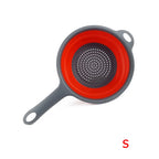Collapsible Silicone Colander Folding Strainer