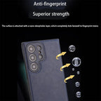Luxury Vintage PU Leather Case for Samsung Galaxy S22 S23 S24 S25 S26