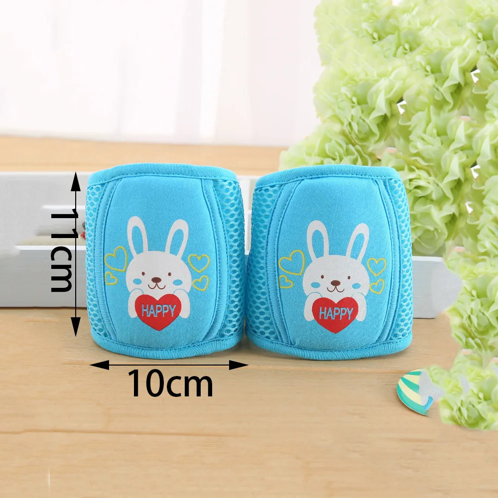 Baby Knee Pads Adjustable Cute Bunny & Giraffe Crawling Protector