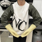 Waterproof Rubber Gloves Oil Proof Long Work Gloves