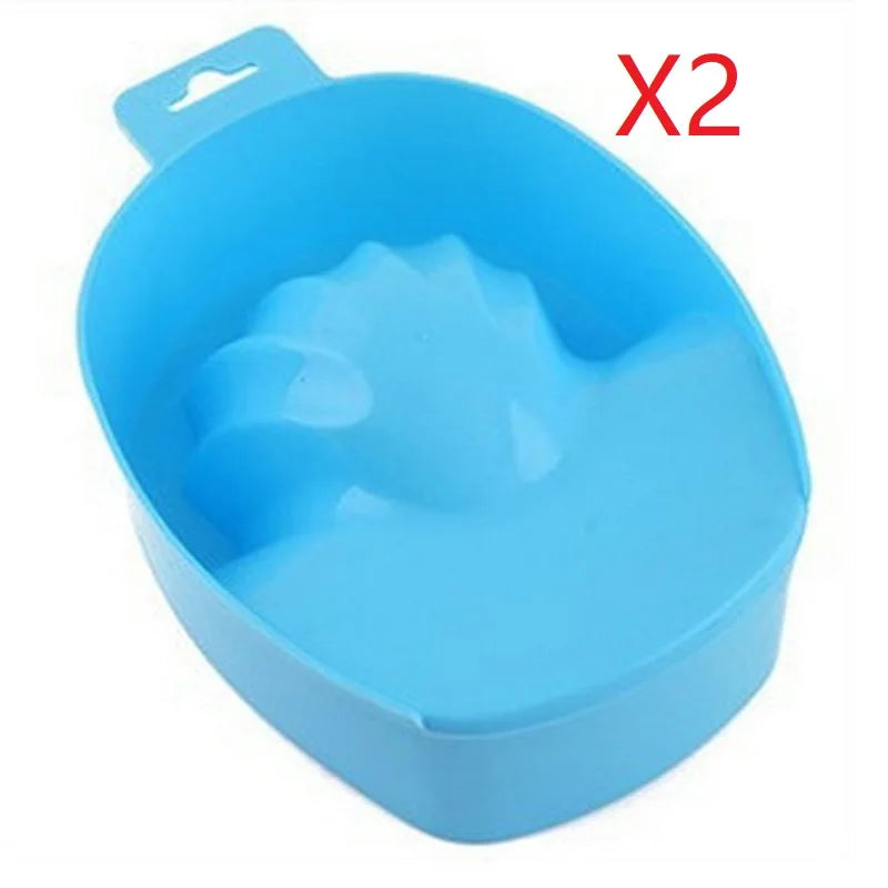 1/2PC Hand Soak Bowl Nail Care & Manicure Spa Tool