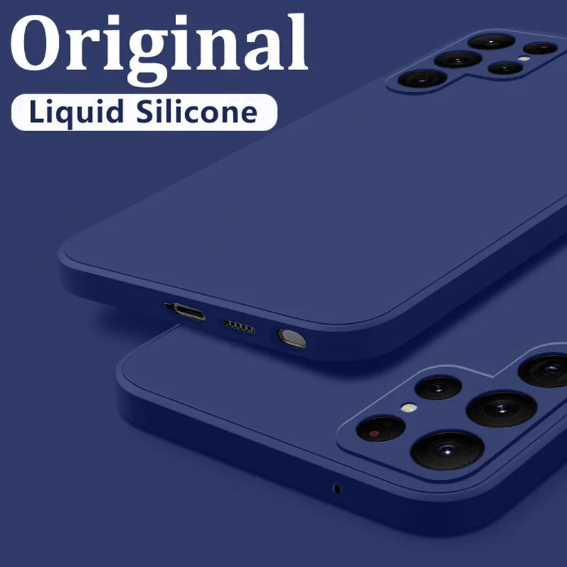 Shockproof Liquid Silicone Case for Samsung Galaxy S22 S23 S24 S25 S26