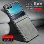 Premium Leather Shockproof Case for Motorola Razr 70 60 50 40 Ultra
