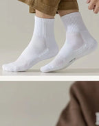 Mens Thick Cotton Towel Bottom Sport Socks Basketball Winter Warm Crew
