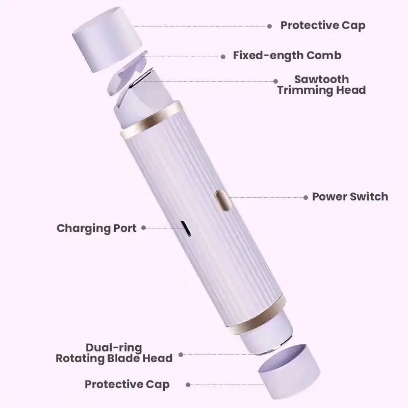 Womens Electric Razor 2 in 1 Wet Dry Portable Hair Remover