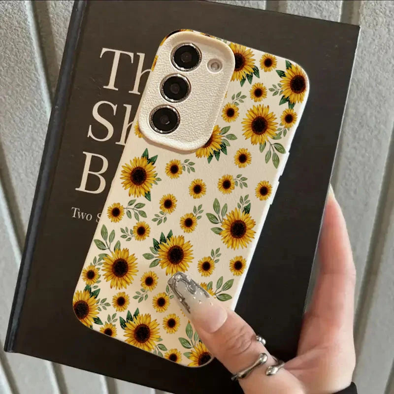 Sunflower Art Case for Samsung S20 FE S21 S22 S23 S24 S25 Ultra Cover