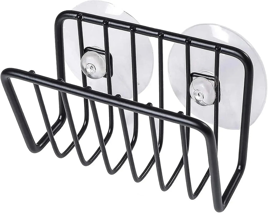 Stainless Steel Sponge Holder Suction Cup Kitchen Sink Caddy