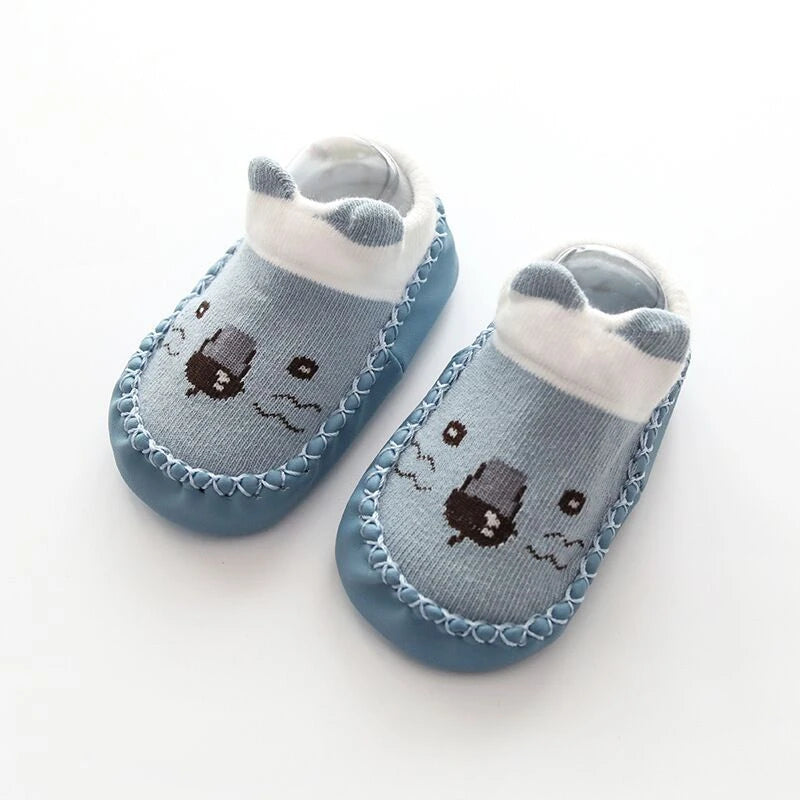 Baby Socks Slippers Rubber Sole Anti-Slip Indoor Shoes for Toddlers