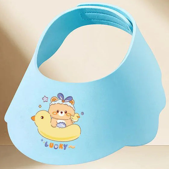 Adjustable Baby Shower Cap Waterproof Shampoo Hat