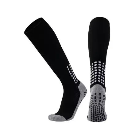 Football Grip Socks Anti Slip Silicone Calf Soccer Sports Socks